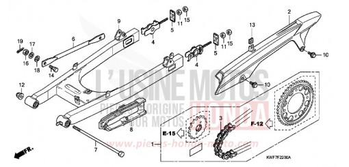 BRAS OSCILLANT CBF125MD de 2013